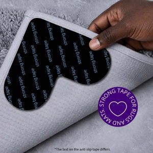 Anti slip tape for rugs and mats